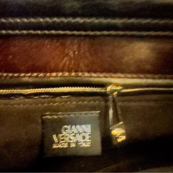 Versace Vintage Pony Hair Hand-Painted Purse NWOT 1999 - Picture 10 of 16